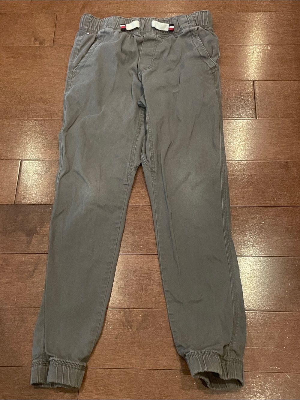 5/$25 Gray Tommy Hilfiger Elastic-Waist Pants